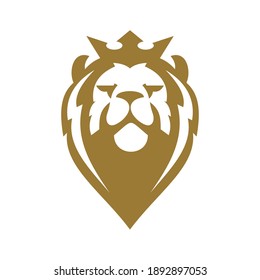 Abstract Lion Logo Design Template