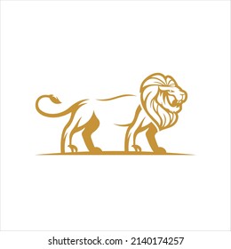 Resumen Ilustraciones de vectores de plantillas de diseño de logotipos de leones