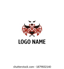 abstract lion logo design vector icon