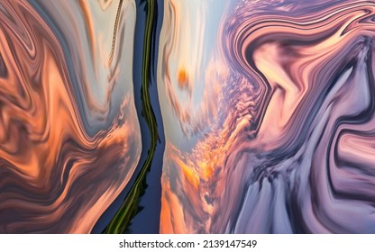 Abstract liquid acid marble background