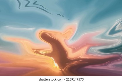 Abstract liquid acid marble background