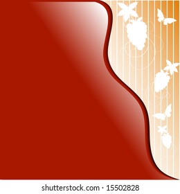 Abstract liquid autumn vector illustration