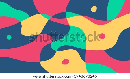 Abstract Liquid Bacground Colorful Template