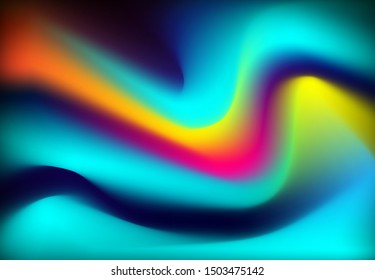 Abstract liquid background for banner, brochure, leaflet, flyer, cover, catalog. Geometric pattern creative trendy fluid design. Vector illustration