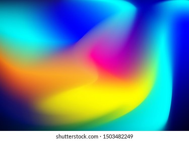 Abstract liquid background for banner, brochure, leaflet, flyer, cover, catalog with yellow, blue, pink color. Geometric pattern creative trendy fluid design. Vector illustration
