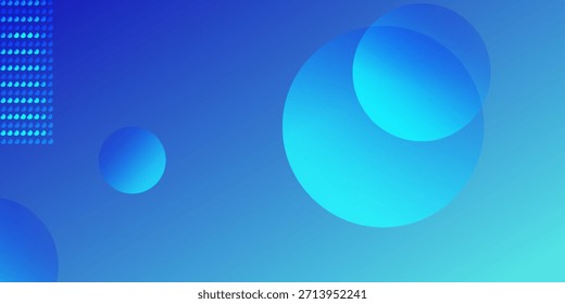 Fondo líquido Abstractas con color azul degradado. conceptos degradados con forma de círculo. Ilustración creativa para el cartel, Web, aterrizaje, página, cubierta, anuncio, saludo, tarjeta, promoción