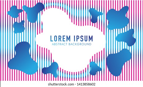 Abstract Liquid Background, Blue, Pink, Gradation