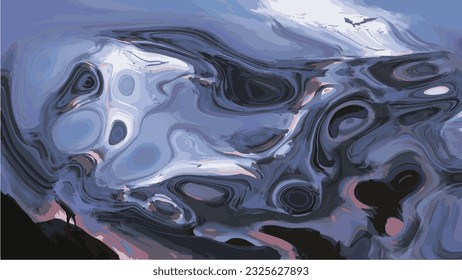 planta abstracta en diseño de fondo 