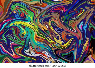 Abstract Liquid Background Color Full
