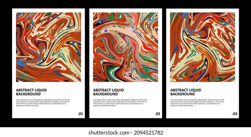 Abstract Liquid Background Color Full