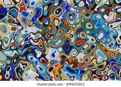 Abstract Liquid Background Color Full
