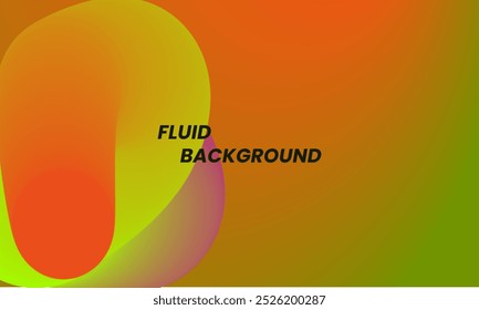 Abstract liquid background with a combination of orange and yellow. Dynamic fluid effect, suitable for modern and creative designs, such as web backgrounds, presentations and advertisements. eps 10