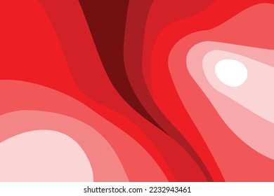 Abstract liquid background in cut out style