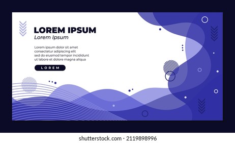 Abstraktes, flüssiges Hintergrunddesign für Landing Page oder Bildschirmhintergrund