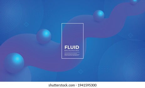 Abstract liquid background. fluid gradient shapes composition	
