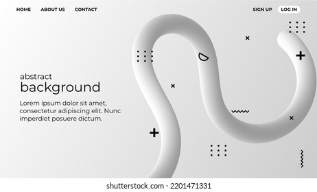 abstract liquid background with geometric shape