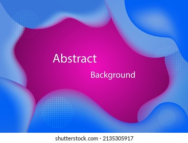 Abstract liquid background with geometric shapes in blue and purple tones.Fluid Vector Illustration EPS10. Business Presentation.