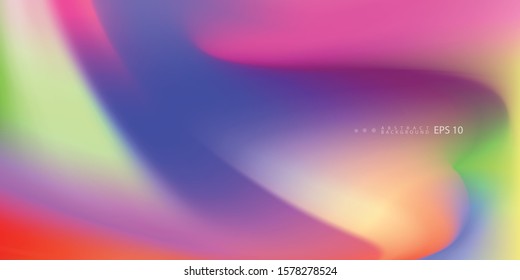 abstract liquid background with gradient color vector 