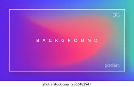 Abstract liquid background. Gradient mesh. Fluid color blend. Blurred colorful mix. Modern design template for ad banners, social media, covers, posters, brochures, flyers. EPS vector illustration