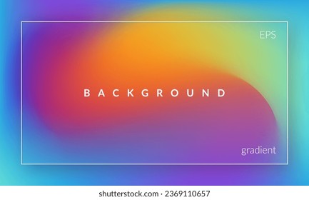 Abstract liquid background. Gradient mesh. Fluid color blend. Blurred colorful mix. Modern design template for ad banners, social media, covers, posters, brochures, flyers. EPS vector illustration