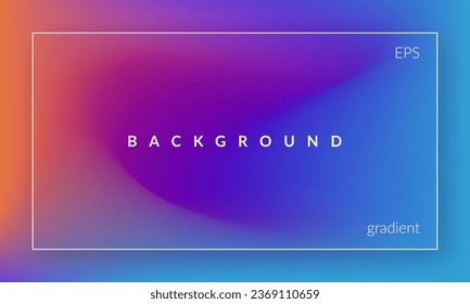 Abstract liquid background. Gradient mesh. Fluid color blend. Blurred colorful mix. Modern design template for ad banners, social media, covers, posters, brochures, flyers. EPS vector illustration