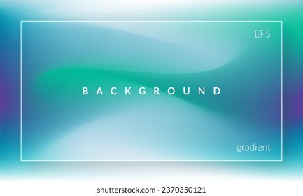 Abstract liquid background. Gradient mesh. Fluid color blend. Blurred green mix. Modern design template for ad banners, social media, covers, posters, brochures, flyers. EPS vector illustration