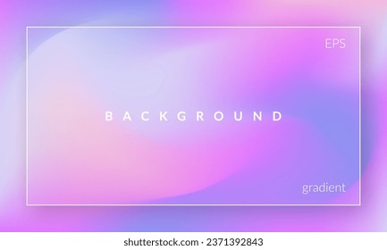 Abstract liquid background. Gradient mesh. Fluid color blend. Blurred soft light mix. Modern design template for ad banners, social media, covers, posters, brochures, flyers. EPS vector illustration