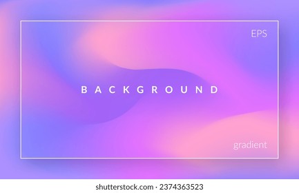 Abstract liquid background. Gradient mesh. Fluid color blend. Blurred purple mix. Modern design template for ad banners, social media, covers, posters, brochures, flyers. EPS vector illustration