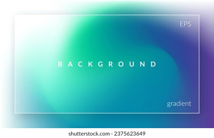 Abstract liquid background. Gradient mesh. Fluid color blend. Blurred green mix. Modern design template for ad banners, social media, covers, posters, brochures, flyers. EPS vector illustration