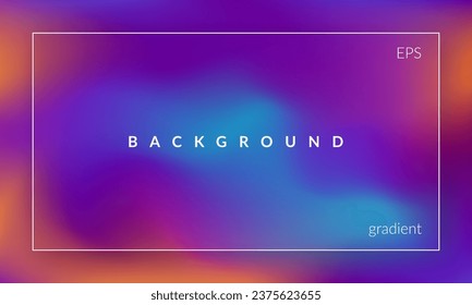 Abstract liquid background. Gradient mesh. Fluid color blend. Blurred colorful mix. Modern design template for ad banners, social media, covers, posters, brochures, flyers. EPS vector illustration