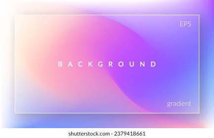 Abstract liquid background. Gradient mesh. Fluid color blend. Blurred colorful mix. Modern design template for ad banners, social media, covers, posters, brochures, flyers. EPS vector illustration