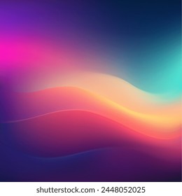 Abstract liquid background. Gradient mesh. Effect bright color blend. Blurred fluid colorful mix. Modern design template for web covers, ad banners, posters, brochures, flyers. Vector image EPS