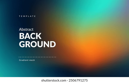 Abstract liquid background. Gradient mesh. Effect blend bright color. Blurred fluid colorful mix. Modern design template for web cover, ad banner, social media, header, presentation. Vector image EPS