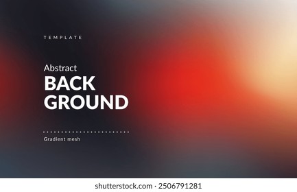 Abstract liquid background. Gradient mesh. Effect blend dark color. Blurred fluid colorful mix. Modern design template for web cover, ad banner, social media, header, presentation. Vector image EPS