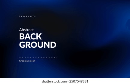 Abstract liquid background. Gradient mesh. Effect blend dark color. Blurred fluid colorful mix. Modern design template for web cover, ad banner, social media, header, presentation. Vector image EPS