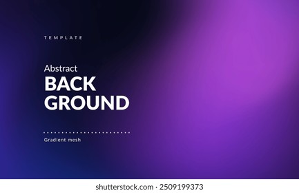 Abstract liquid background. Gradient mesh. Effect blend dark color. Blurred fluid colorful mix. Modern design template for web cover, ad banner, social media, header, presentation. Vector image EPS