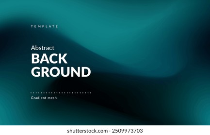 Abstract liquid background. Gradient mesh. Effect blend dark color. Blurred fluid colorful mix. Modern design template for web cover, ad banner, social media, header, presentation. Vector image EPS
