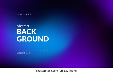 Abstract liquid background. Gradient mesh. Effect blend dark color. Blurred fluid colorful mix. Modern design template for web cover, ad banner, social media, header, presentation. Vector image EPS