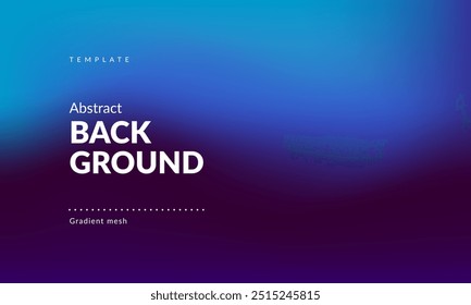 Abstract liquid background. Gradient mesh. Effect blend dark color. Blurred fluid colorful mix. Modern design template for web cover, ad banner, social media, header, presentation. Vector image EPS