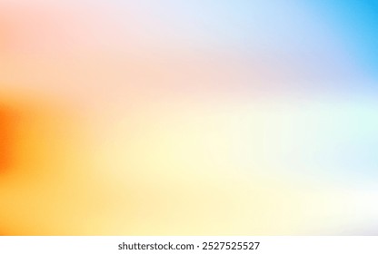 Abstract liquid background. Gradient mesh effect bright color blend. Blurred colorful mix fluid and grain grunge texture gradation, vector pink noise texture blur abstract background