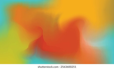 Abstract liquid background. Gradient mesh.  Blurred fluid colorful mix. Modern design template for web cover, ad banner, social media, header, presentation. Vector image EPS