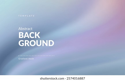 Abstract liquid background. Gradient Mesh and wavy lines. Blurred color mixing effect. Modern design template for ad banner, web page, website, landing, cover, poster, flyer, brochure. Vector image