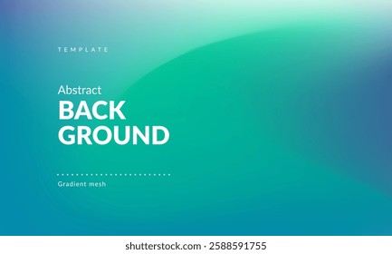 Abstract liquid background. Gradient mesh. Effect blend bright color. Blurred fluid colorful mix. Modern design template for web cover, header, ad banner, poster, brochure, flyer. EPS vector image