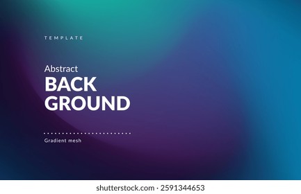 Abstract liquid background. Gradient mesh. Effect blend bright color. Blurred fluid colorful mix. Modern design template for web cover, header, ad banner, poster, brochure, flyer. EPS vector image