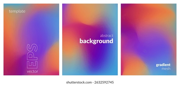 An abstract liquid background with gradient and mesh effects, blending vibrant colors, creating a sense of movement and fluidity. The combination of blurred fluid textures and bright, mixed hues.