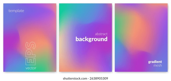 An abstract liquid background with gradient and mesh effects, blending vibrant colors, creating a sense of movement and fluidity. The combination of blurred fluid textures and bright, mixed hues.