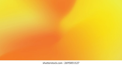 Fundo líquido abstrato. Malha de gradiente. Efeito mistura de cor amarela. Desfocado fluido colorido arte. Modelo de design moderno para web cover, anúncio, mídia social, cabeçalho, apresentação. EPS de imagem vetorial