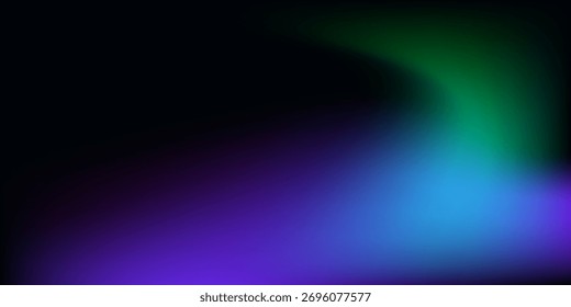 Fundo líquido abstrato. Malha de gradiente. Cor escura da mistura de efeitos. Estética Mistura colorida fluida borrada. Modelo de design moderno para web cover, mídia social, cabeçalho, apresentação. EPS de imagem vetorial