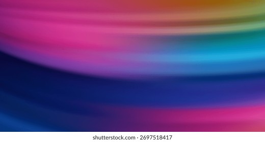 Fundo líquido abstrato. Malha de gradiente. Efeito de mistura de cor brilhante. Mistura colorida fluida turva. Design moderno na moda em Vetor Illustration