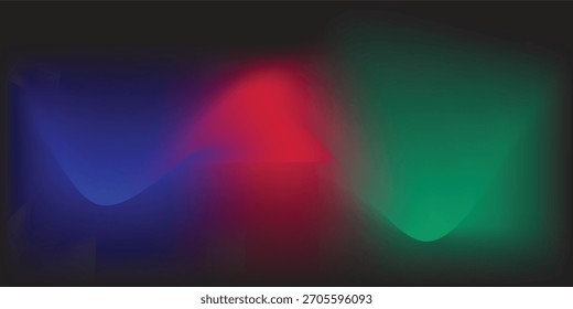 Fundo líquido abstrato. Malha de gradiente. Efeito de mistura de cores escuras. Mistura fluida colorida. Modelo de design moderno para capas de web, banners de anúncios, mídias sociais, cabeçalhos, apresentações. Imagem vetorial EPS